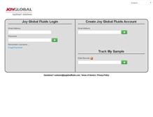 Tablet Screenshot of joyglobalfluids.com